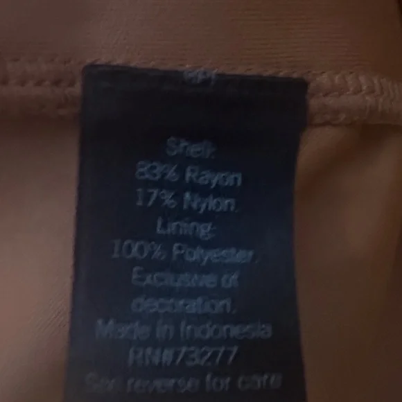 Simply Vera Vera Wang Floral Dress - Brown and Copper - Picture 5 of 7